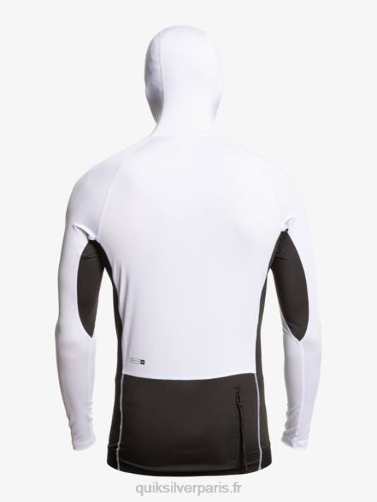 Hommes Quiksilver rashguard à manches longues storm tripper D6PT1837 blanc