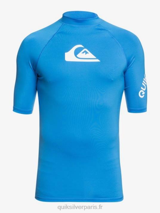 Hommes Quiksilver rashguard upf 50 à manches courtes de tous les temps D6PT1259 joyeux