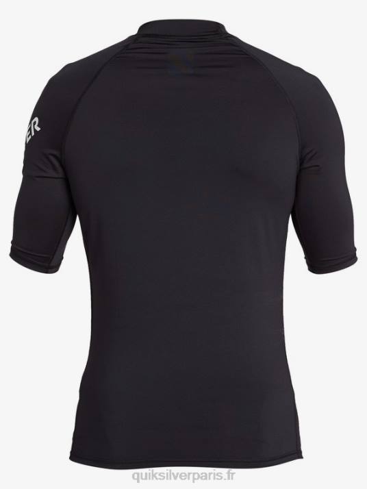 Hommes Quiksilver rashguard upf 50 à manches courtes de tous les temps D6PT1261 noir