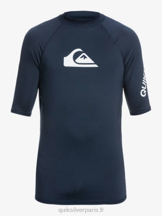 Hommes Quiksilver rashguard upf 50 à manches courtes de tous les temps D6PT1263 blazer bleu marine