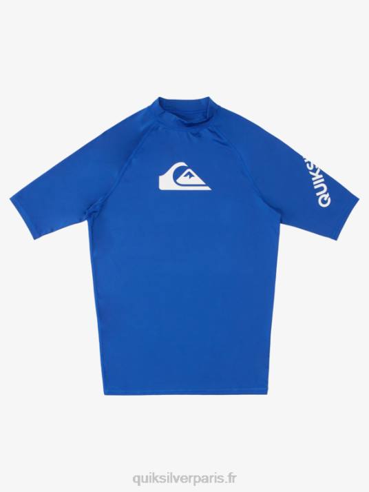 Hommes Quiksilver rashguard upf 50 à manches courtes de tous les temps D6PT1264 électrique royal