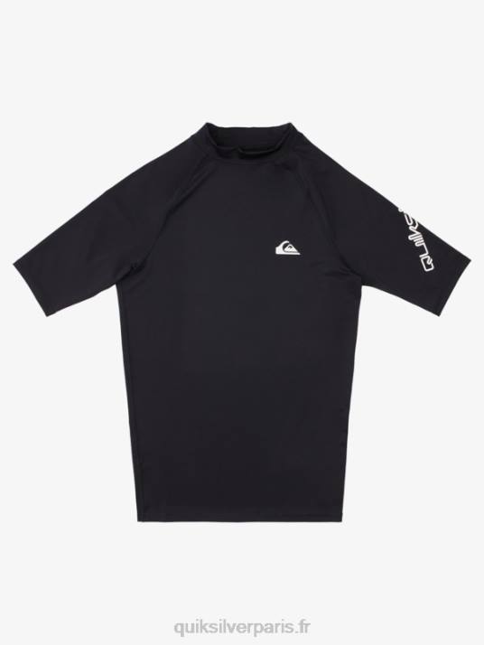 Hommes Quiksilver rashguard upf 50 à manches courtes de tous les temps D6PT1265 noir