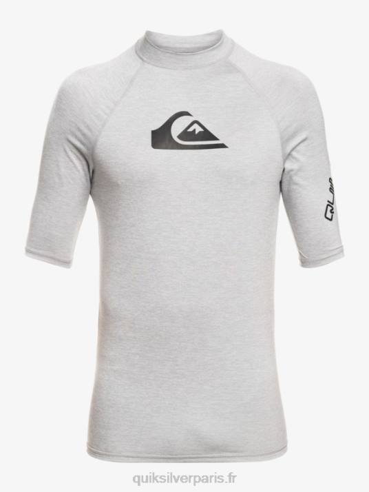 Hommes Quiksilver rashguard upf 50 à manches courtes de tous les temps D6PT809 bruyère