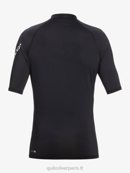 Hommes Quiksilver rashguard upf 50 à manches courtes de tous les temps D6PT811 noir