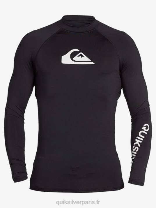 Hommes Quiksilver rashguard upf 50 à manches longues de tous les temps D6PT1430 noir