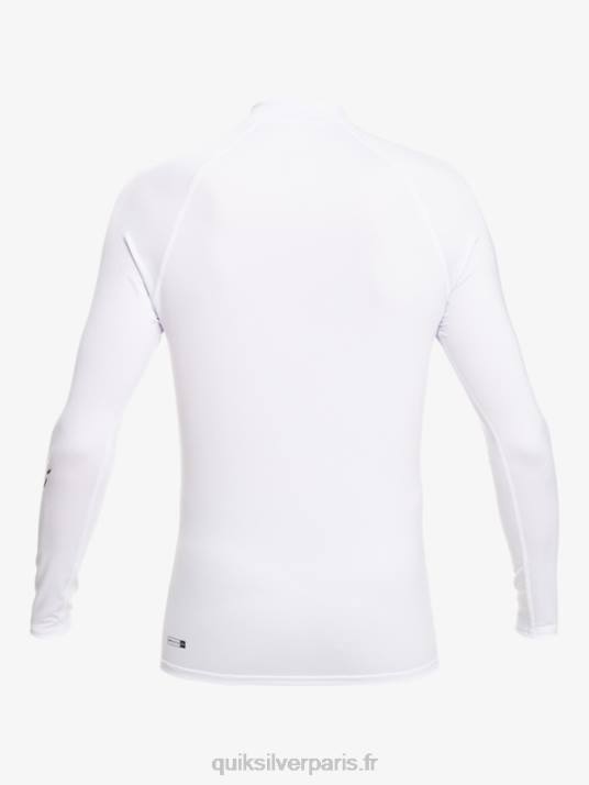 Hommes Quiksilver rashguard upf 50 à manches longues de tous les temps D6PT818 blanc