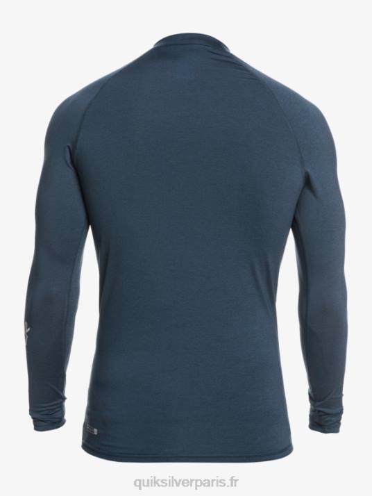 Hommes Quiksilver rashguard upf 50 à manches longues de tous les temps D6PT820 blazer bleu marine chiné