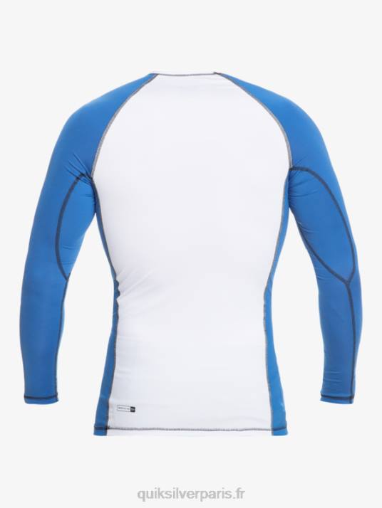 Hommes Quiksilver saturne protection manches longues upf 50 rashguard D6PT653 mer turque