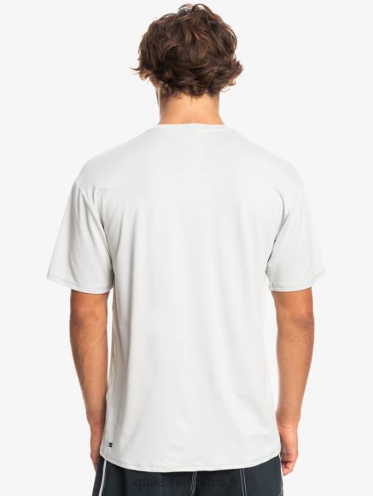 Hommes Quiksilver t-shirt de surf à manches courtes UPF 50 Solid Streak D6PT884 gris violet