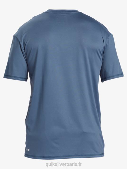 Hommes Quiksilver t-shirt de surf à manches courtes UPF 50 Solid Streak D6PT888 mer de Béring