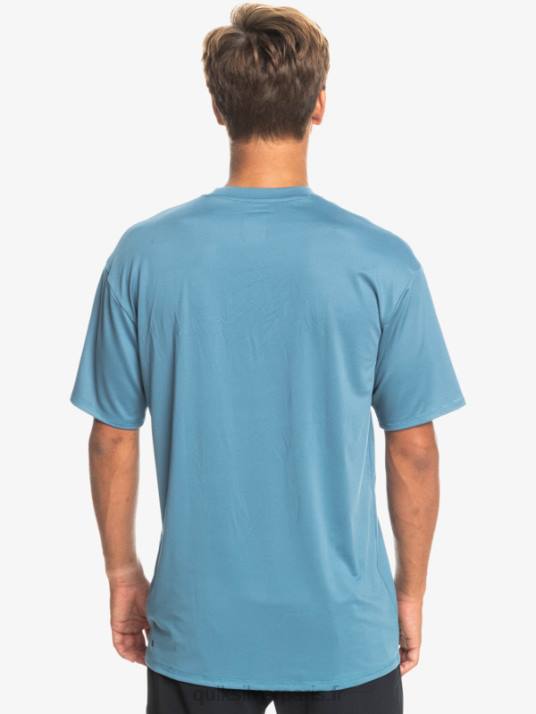 Hommes Quiksilver t-shirt de surf à manches courtes UPF 50 Solid Streak D6PT891 provençal