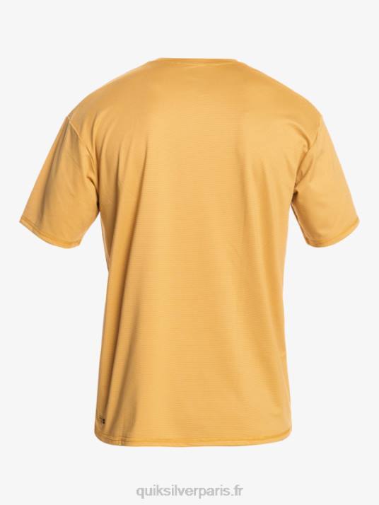 Hommes Quiksilver t-shirt de surf à manches courtes chiné héritage upf 50 D6PT1127 bruyère de blé