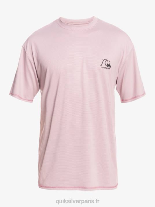 Hommes Quiksilver t-shirt de surf à manches courtes chiné héritage upf 50 D6PT1132 bruyère orchidée poussiéreuse