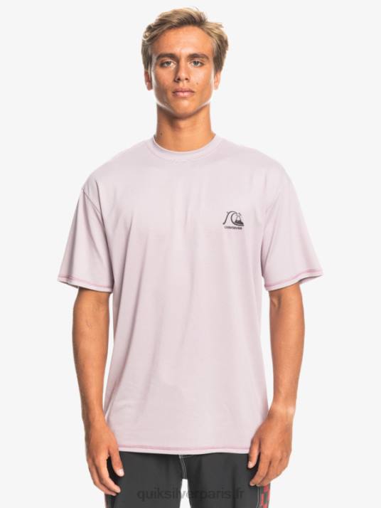 Hommes Quiksilver t-shirt de surf à manches courtes chiné héritage upf 50 D6PT1132 bruyère orchidée poussiéreuse