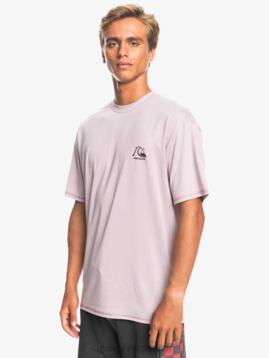 Hommes Quiksilver t-shirt de surf à manches courtes chiné héritage upf 50 D6PT1132 bruyère orchidée poussiéreuse
