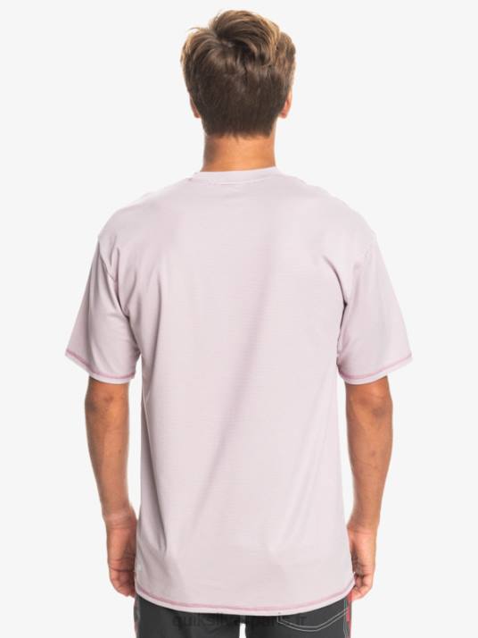 Hommes Quiksilver t-shirt de surf à manches courtes chiné héritage upf 50 D6PT1132 bruyère orchidée poussiéreuse