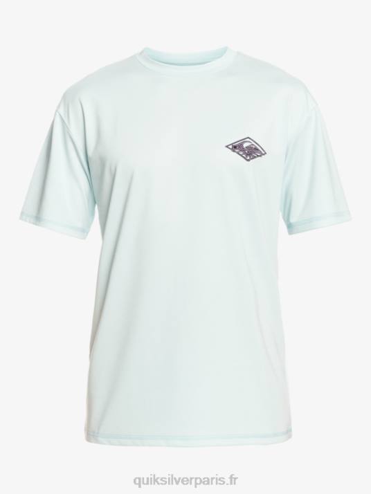 Hommes Quiksilver t-shirt de surf à manches courtes upf 50 mix D6PT1809 bleu gris