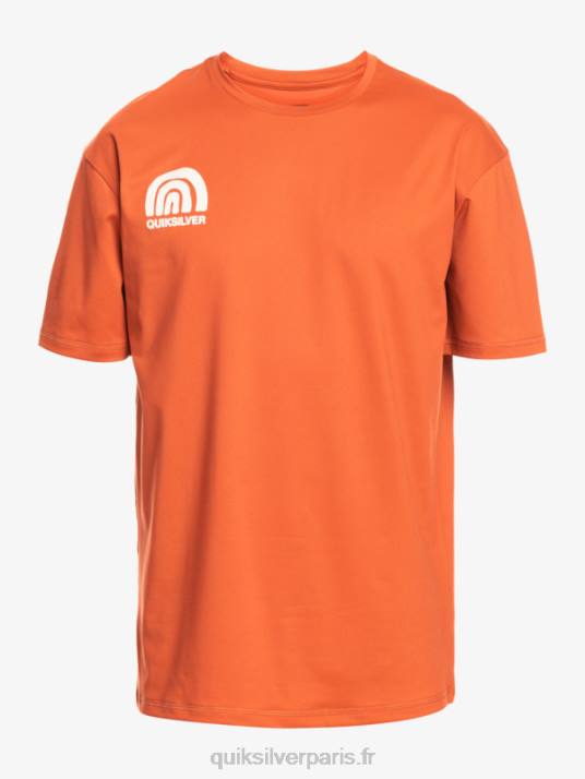Hommes Quiksilver t-shirt de surf à manches courtes upf 50 mix D6PT1810 sauce piquante