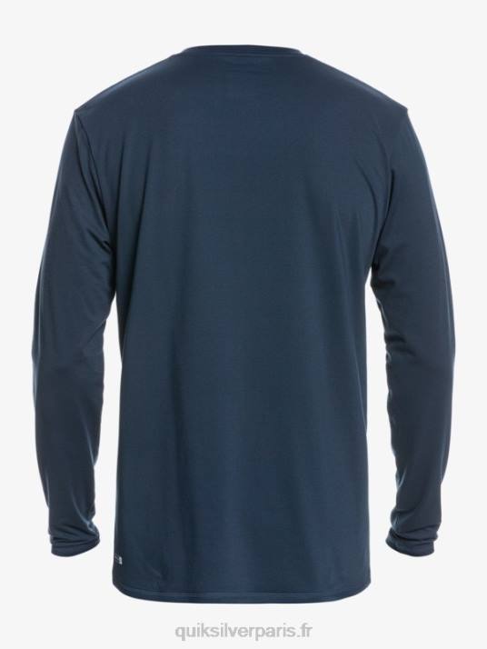 Hommes Quiksilver t-shirt de surf à manches longues UPF 50 Solid Streak D6PT1582 blazer bleu marine