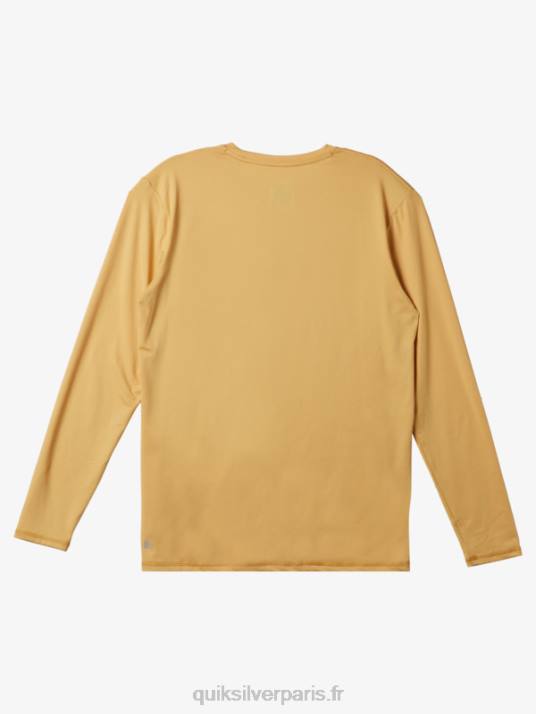 Hommes Quiksilver t-shirt de surf à manches longues UPF 50 Solid Streak D6PT843 blé