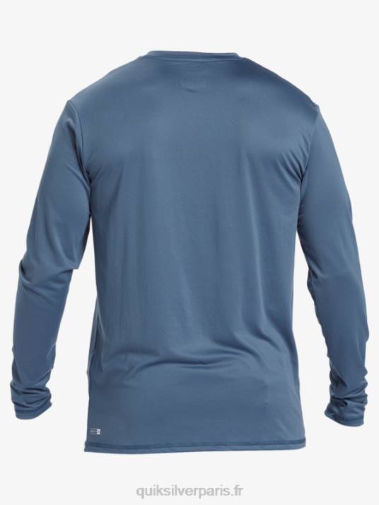 Hommes Quiksilver t-shirt de surf à manches longues UPF 50 Solid Streak D6PT844 mer de Béring