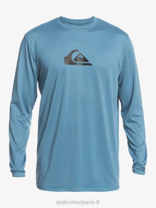 Hommes Quiksilver t-shirt de surf à manches longues UPF 50 Solid Streak D6PT847 provençal