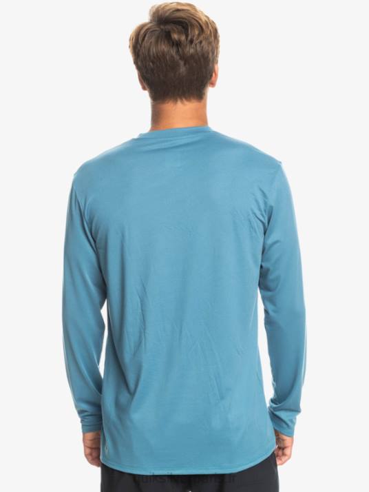 Hommes Quiksilver t-shirt de surf à manches longues UPF 50 Solid Streak D6PT847 provençal