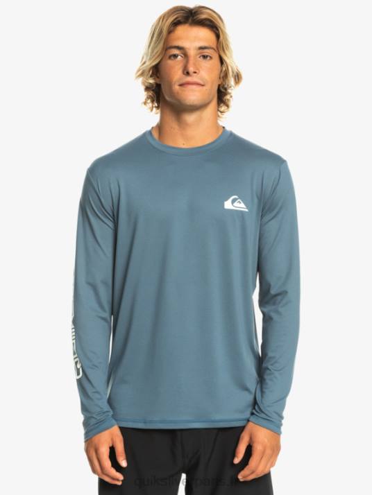 Hommes Quiksilver t-shirt de surf manches longues omni session upf 50 D6PT402 mer de Béring