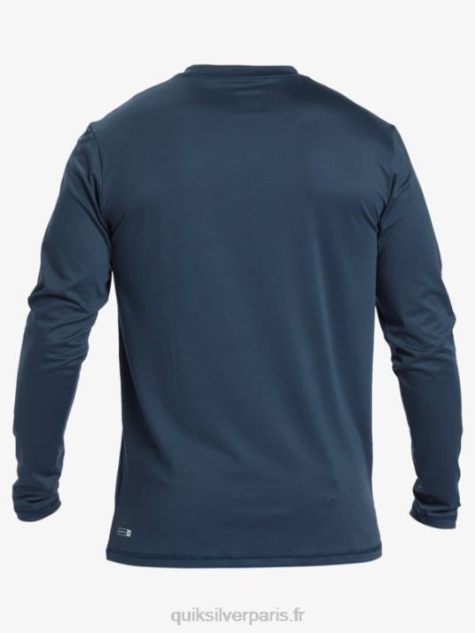 Hommes Quiksilver t-shirt de surf manches longues omni session upf 50 D6PT405 La marine de minuit