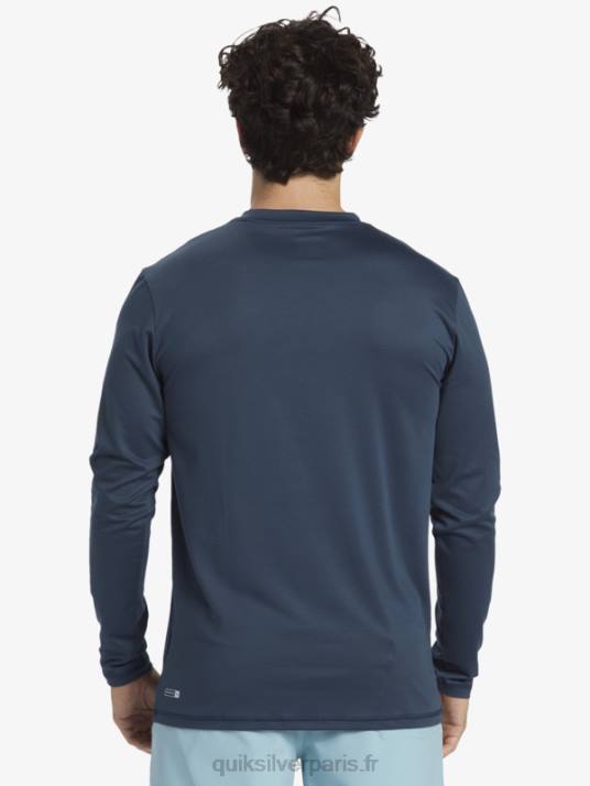 Hommes Quiksilver t-shirt de surf manches longues omni session upf 50 D6PT405 La marine de minuit