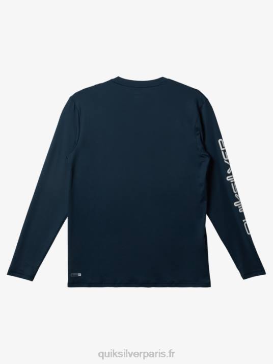Hommes Quiksilver t-shirt de surf manches longues omni session upf 50 D6PT405 La marine de minuit