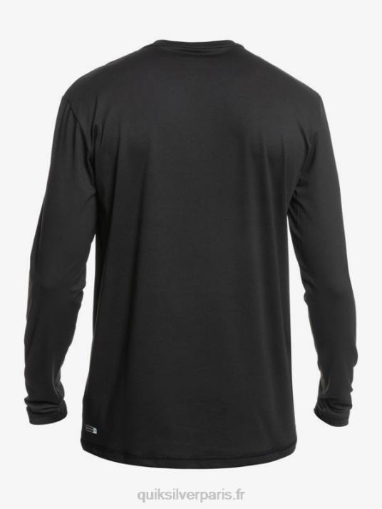 Hommes Quiksilver t-shirt de surf manches longues omni session upf 50 D6PT406 noir
