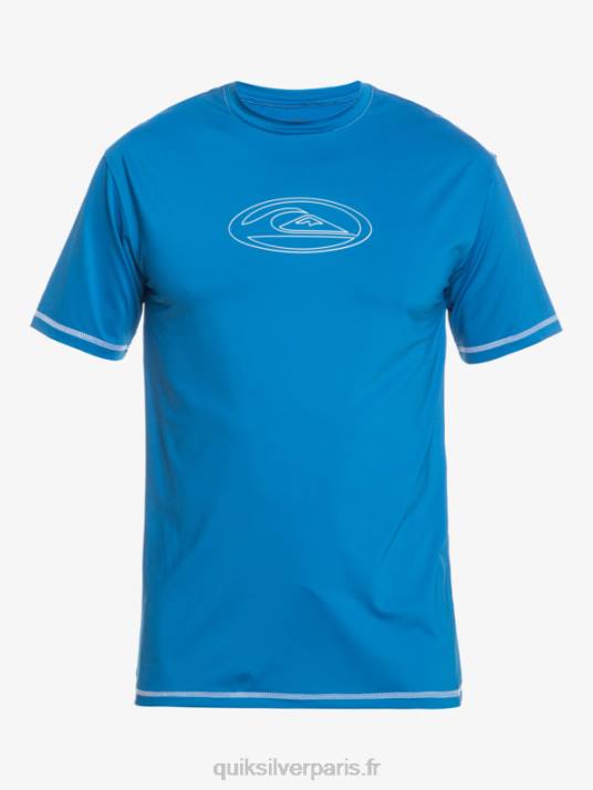 Hommes Quiksilver t-shirt saturne surf manches courtes upf 50 D6PT588 mer turque