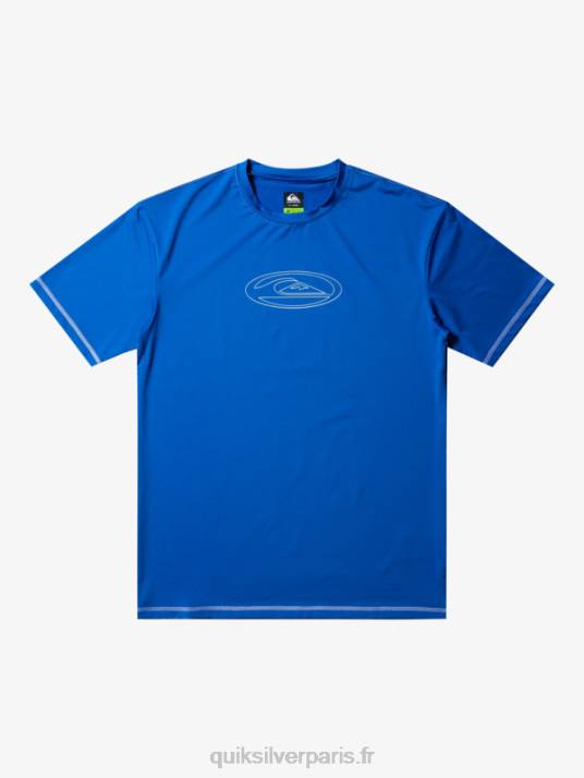 Hommes Quiksilver t-shirt saturne surf manches courtes upf 50 D6PT588 mer turque
