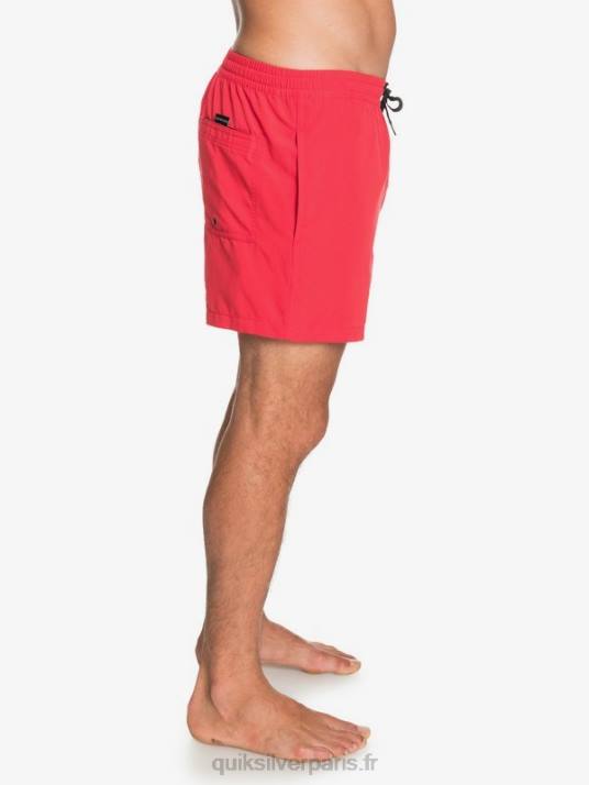Hommes Quiksilver 15 volées tous les jours D6PT463 rouge à haut risque