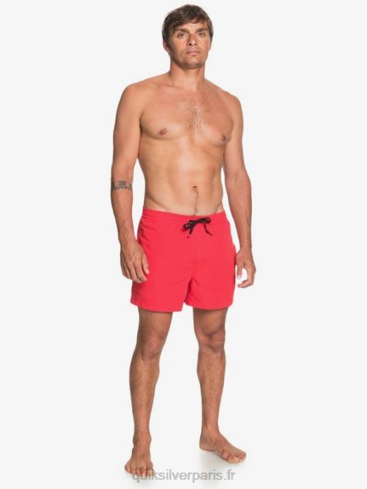 Hommes Quiksilver 15 volées tous les jours D6PT463 rouge à haut risque