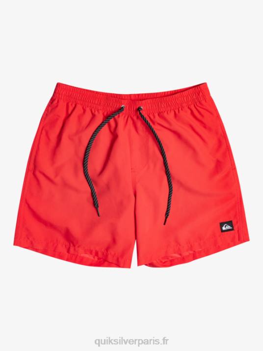 Hommes Quiksilver 17 volées tous les jours D6PT618 rouge à haut risque