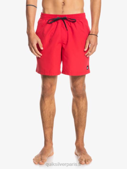 Hommes Quiksilver 17 volées tous les jours D6PT618 rouge à haut risque