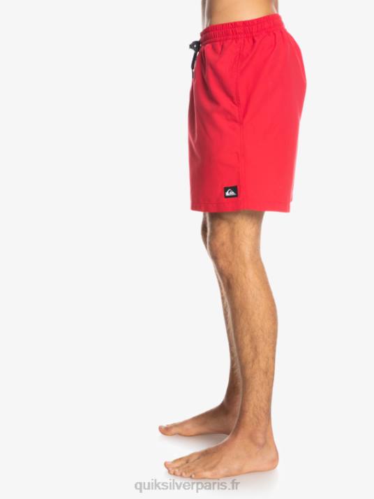 Hommes Quiksilver 17 volées tous les jours D6PT618 rouge à haut risque
