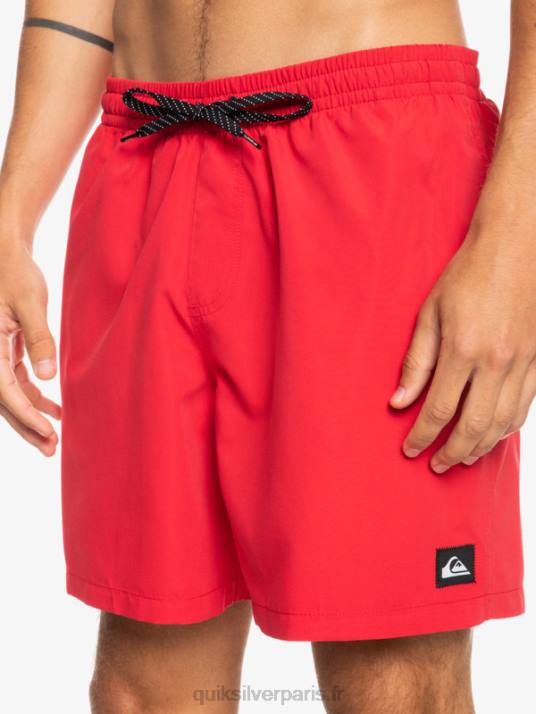 Hommes Quiksilver 17 volées tous les jours D6PT618 rouge à haut risque