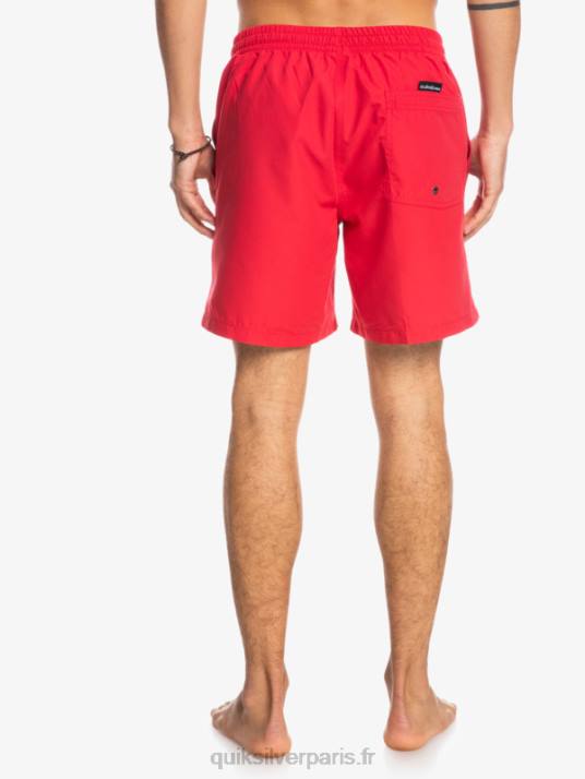 Hommes Quiksilver 17 volées tous les jours D6PT618 rouge à haut risque