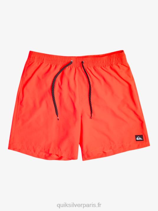 Hommes Quiksilver 17 volées tous les jours D6PT624 corail de feu
