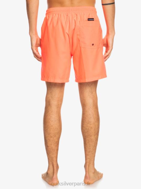 Hommes Quiksilver 17 volées tous les jours D6PT624 corail de feu
