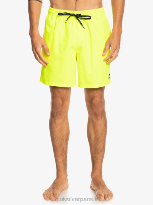 Hommes Quiksilver 17 volées tous les jours D6PT626 jaune de sécurité