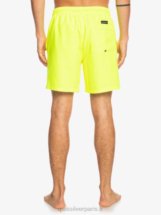 Hommes Quiksilver 17 volées tous les jours D6PT626 jaune de sécurité