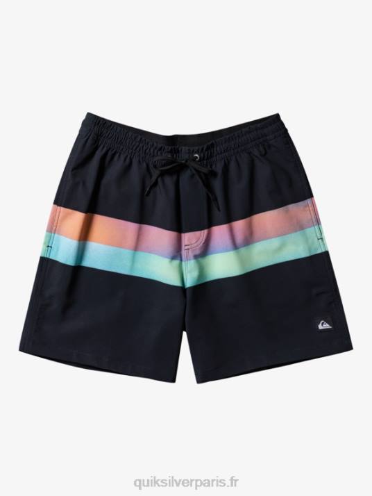 Hommes Quiksilver aérographe surfsilk 17 volées D6PT654 noir