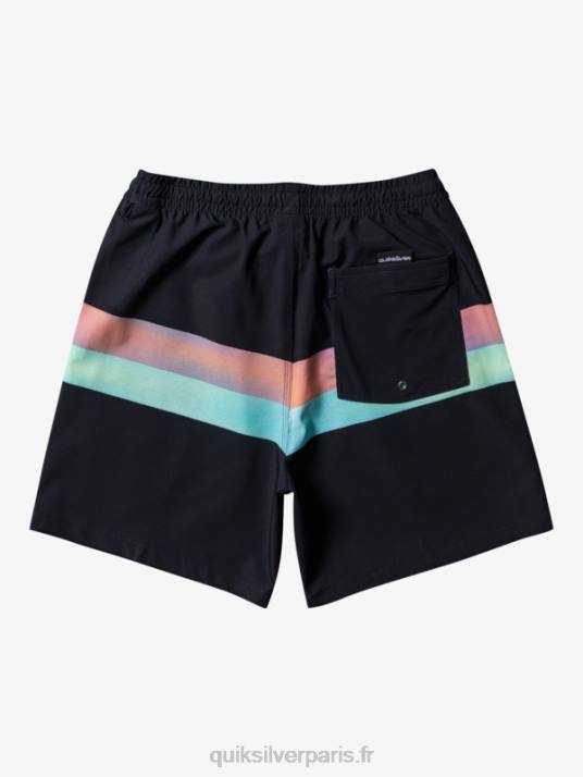 Hommes Quiksilver aérographe surfsilk 17 volées D6PT654 noir