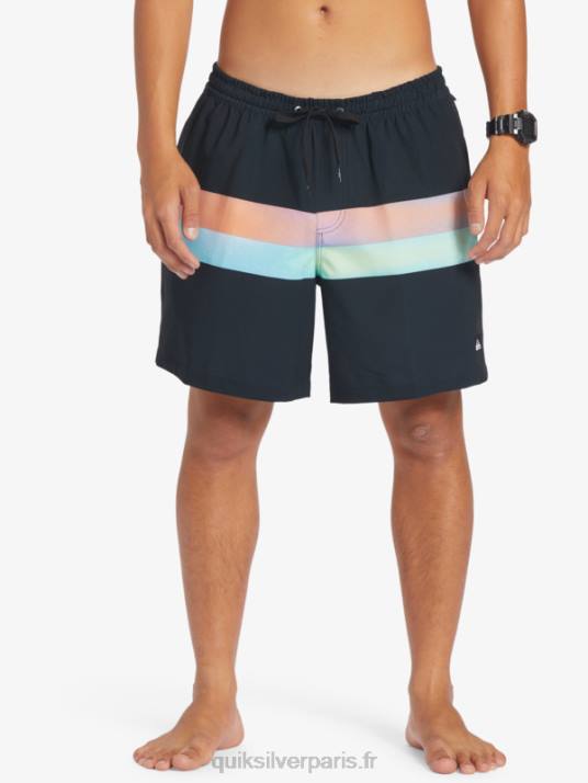 Hommes Quiksilver aérographe surfsilk 17 volées D6PT654 noir