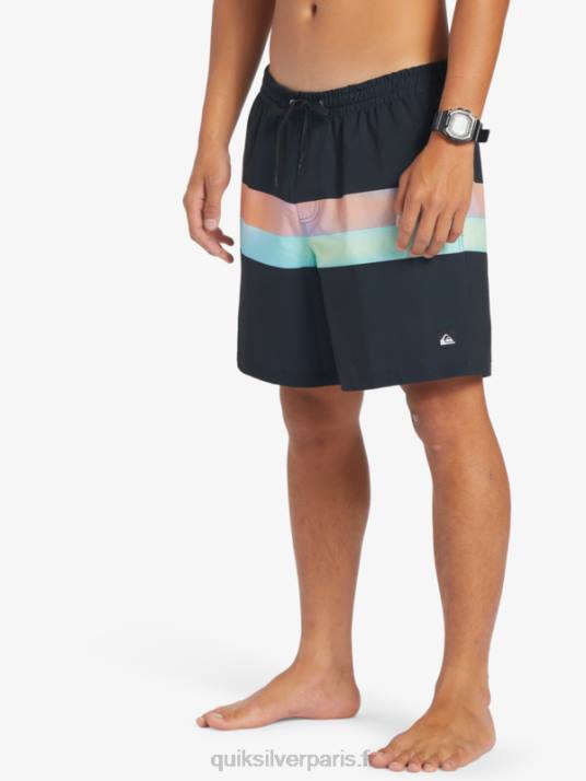 Hommes Quiksilver aérographe surfsilk 17 volées D6PT654 noir