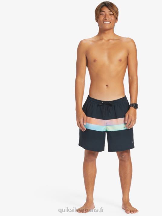 Hommes Quiksilver aérographe surfsilk 17 volées D6PT654 noir